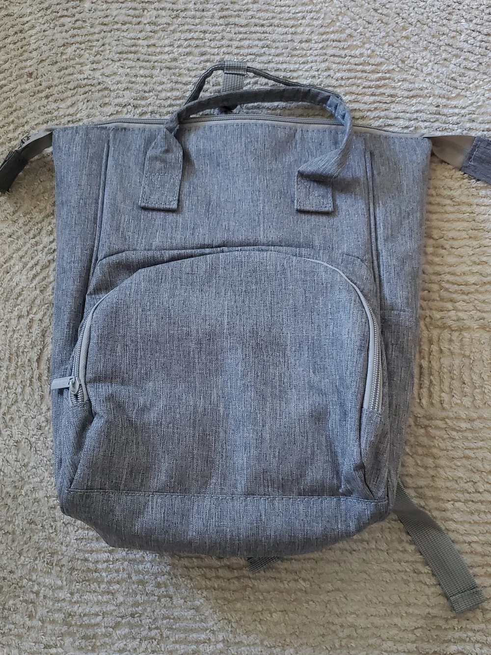 Gray Women's Baby Bag Backpack - Unbranded